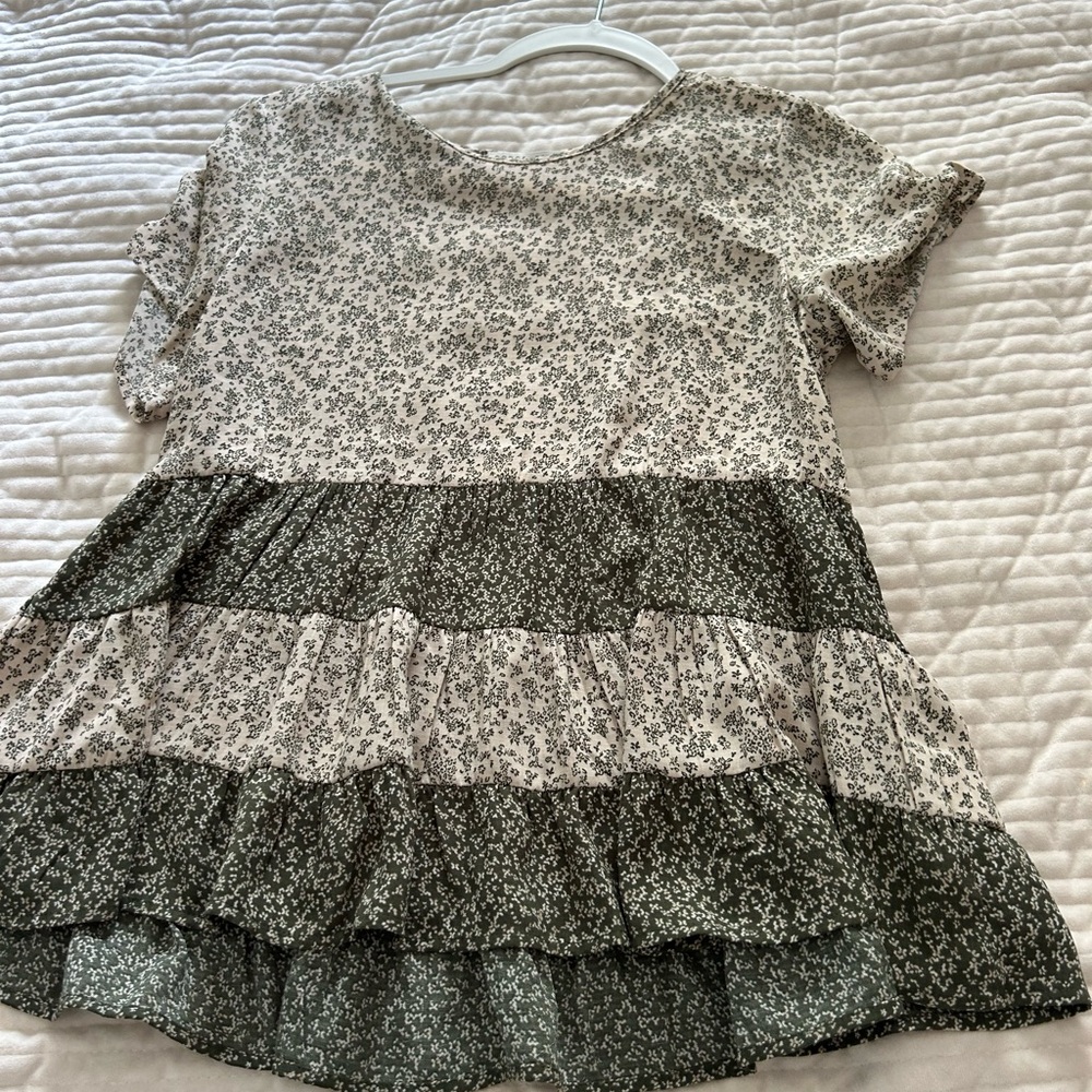 floral blouse